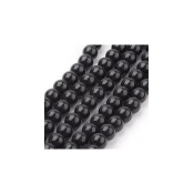 Biserne staklene perle 8 mm crna niska 90