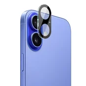 Full body zaščitno steklo za zadnjo kamero za iPhone 17 - črno
