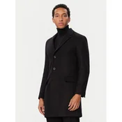 HUGO Volneni plašč 50569210 Črna Slim Fit