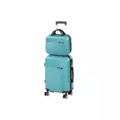 Komplet kovčkov TraveLux Pro VII na kolesih laguna modra