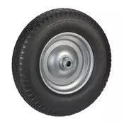 Northix Kolesa za samokolnico 4.00-8, premer 4.00-8, 4 pruge, nosilnost 450 kg