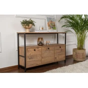 Hanah Home Komoda Solace, Melamin, 120x77x29.5 cm, Braon