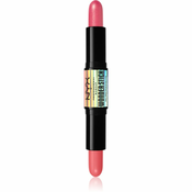 NYX Professional Makeup Pride Wonder Stick kremasto rumenilo i highlighter 2x4 g
