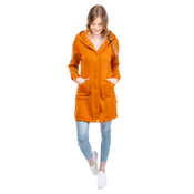 Womens Extended Sweatshirt GLANO - orange