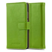 Cadorabo CADORABO Ohišje, združljiv s Huawei v travniku Green - Zaščitni pokrov z magnetnim zapiranjem, stoječo funkcijo in režo za kartico, (20570347)