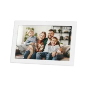 Krüger&Matz Touch digitalni foto okvir FRAMEO Wi-Fi zvočnik 10,1” bel + APP