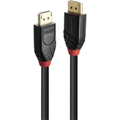 LINDY LINDY DisplayPort priključni kabel DisplayPort vtič\, DisplayPort vtič 10.00 m črna 41169 pozlačeni konektorji DisplayPort kabel, (20419615)