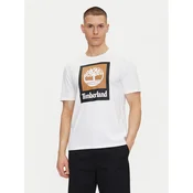 Timberland Majica TB0A5QS2 Bela Regular Fit