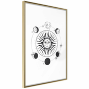 Poster - Sun and Moon 20x30