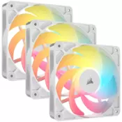 CORSAIR RS120-R ARGB Reverse, 3x 120mm PWM ventilatorji, beli - CO-9050197-WW
