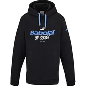 Otroški pulover Babolat Exercise Hood Sweat Jr Black 10 - 12 let