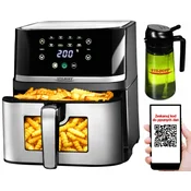 shumee Velik cvrtnik na vroč zrak 6,5 l cvrtnik na vroč zrak + razpršilec 2 v 1