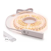 Komplet 1x LED traka sa senzorom FLEX LED/3,6W/4xAA 2 m + 2x ugradni profil 1 m