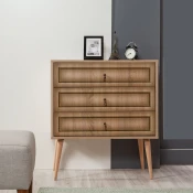 Hanah Home Komoda Trio Hrast