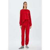 Koton Polar Pajama Bottoms with Elastic Waistband and Comfortable Pattern