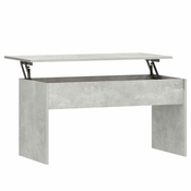 Stolic za kavu boja betona 102x50,5x52,5 cm konstruirano drvo