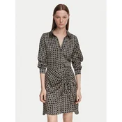 Guess Srajčna obleka W4YK35 WF1T2 Mornarsko modra Regular Fit