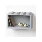 LEGO Brick 8 viseča polica siva
