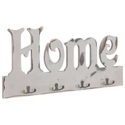 Vidaxl Stenski obešalnik za plašče HOME 50x23 cm