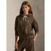 Polo Ralph Lauren jopica s kapuco ženska z bombažem