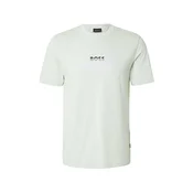 BOSS Majica pastelno zelena / crna / bijela