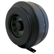 shumee Kanalski ventilator FKM 125, prašno barvan črne barve