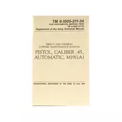 Pistol caliber.45 automatic m1911a1
