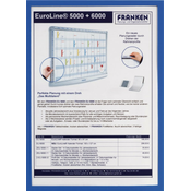 Franken magnetni ram A4 plava ( 09CR10E )