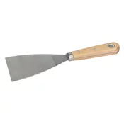 75 mm lopatica za strgalo z lesenim ročajem Silverline