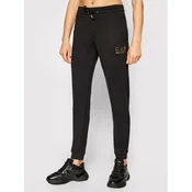 EA7 Emporio Armani Spodnji del trenirke 8NTP66 TJ9RZ 1200 Črna Regular Fit
