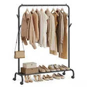 Songmics Oblečni regal 41x1035x155 cm Črn