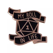 shumee Kovinski RPG DND pin - Moj vložek v življenje (1)