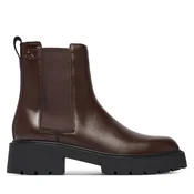 Gležnjarji Chelsea Calvin Klein Chunky Chelsea Boot Pol Lth HW0HW03267 Črna