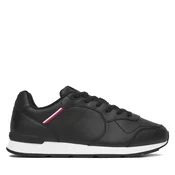TOMMY HILFIGER Nizke superge  temno modra / ognjeno rdeča / črna