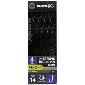 8ks - Gotova Oprema Matrix MXC-4 4” Boilie Pin Rigs 0,20mm/Vel. 14