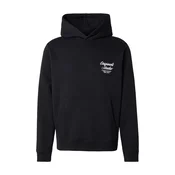 JACK & JONES Majica JWHNORREBRO črna/bela
