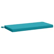 Vidaxl Blazina za klop SOEST 100% poliester Turkizna 60 x 40 x 5 cm