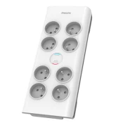 PHILIPS prenapetostna zaščita s 8 vtičnicami SPN7080WA/58