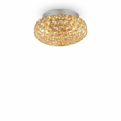 Ideal Lux - LED Kristalna stropna svetilka KING 3xG9/3W/230V pr. 25,5 cm zlata