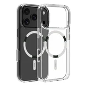 Dviced MagSafe iPhone 17 Pro maska providna, bela