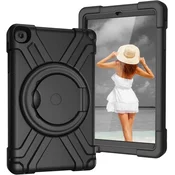 Ohišje za Samsung Galaxy Tab A 8.0 Armoured z vrtljivim stojalom Black