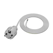 shumee Priključni kabel 1,5 m z ravnim vtičem 250 V 16 A 3 x 1 mm2 IP44 H05VV-F PP-40H bel W-98369