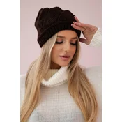 Kesi Womens cap Klarysa K393 brown