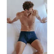 zd ZERO DEFECTS Boksarice Helios Egyptian cotton temno modra