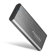 AXAGON kutija za M.2 NVMe SSD / EEM2-SG2 / USB-C / USB 3.2 Gen2 / 20 cm USB-C - USB-A kabel