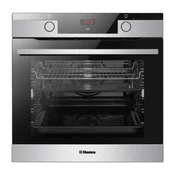 Ugradna rerna Hansa BOEIS 69407, 0,99/0,83kWh/cik., 77L, Multifunkcionalna , Boja Inox/crna