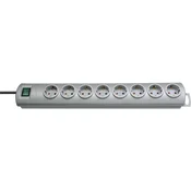 BRENNENSTUHL RAZDELILNA LETEV BRENNENSTUHL1153390128, 8 VTIČNIC, H05VV-F 3G1,5 MM2, SREBRNE BARVE