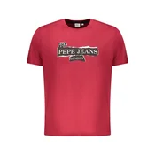 Rdeča majica Pepe Jeans
