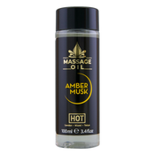 HOT masažno olje za nego kože - jantarni mošus (100ml)