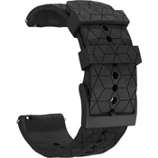 GS Silikonski pašček za Suunto 9, črne barve